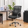 Yaheetech Office Chair Big and Tall Desk Chair Padded Armrests - 2 of 4