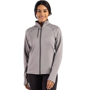 Cutter & Buck Peshastin Fleece Recycled Womens Full Zip Jacket - 1 of 2