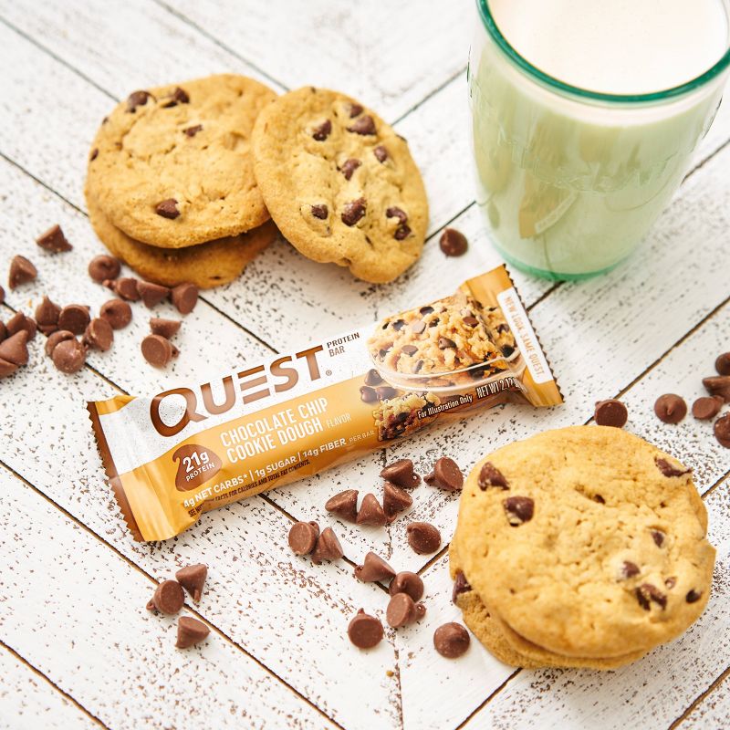 Quest Nutrition Protein Bar - Chocolate Chip Cookie Dough, 6 of 7