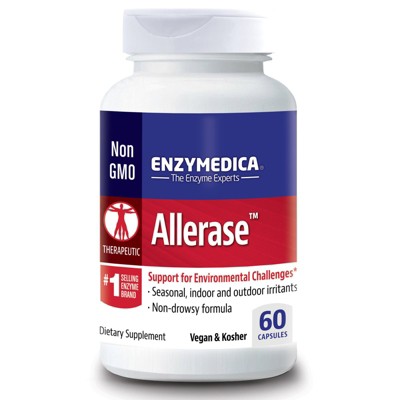 Enzymedica Allerase, 60 Capsules, Dietary Supplements