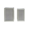 Signature Design by Ashley Contemporary Traleena Nesting End Table (Set of 2), Silver Finish - 2 of 4