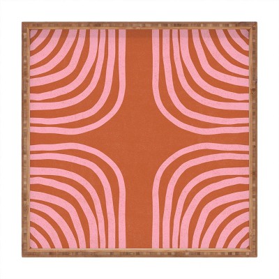 13" Wood Sunshine Canteen Small Sahara Tray - society6