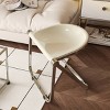 Gulches Foldable Acrylic Chair ¨C Transparent Retro Style, Stackable Portable Stool for Home/Office/Dining/Outdoor Leisure - 2 of 4