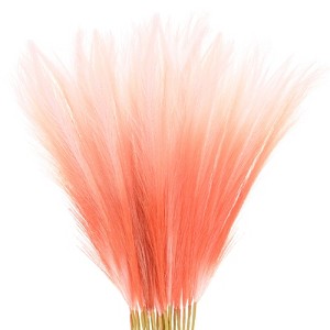 Unique Bargains Dried Plants Artificial Durable Small Fluffy Pampas Grass for Home, Office, Party 20 Pcs 21.7 Inch - 1 of 4