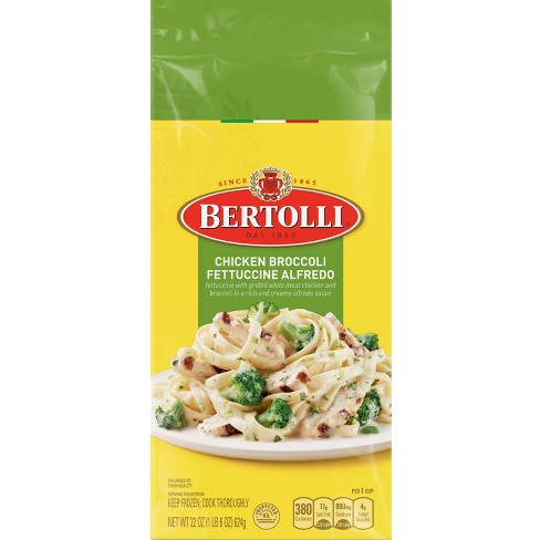 Bertolli Frozen Chicken Broccoli Fettuccine Alfredo 22oz Target