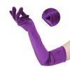 INSPIRE CHIC Women's Velvet Elbow Length Full Finger Gloves - 3 of 4