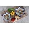 Blue Rose Polish Pottery 533 Vena Star Bowl - 2 of 2