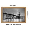 Americanflat 8.5x14 Picture Frame in Oak - Composite Wood with Shatter Resistant Glass - 2 of 4