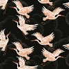 Crane Print Throw Pillow - Skyline Furniture: Modern Linen & Cotton, Indoor Novelty Decor, Zippered - 4 of 4