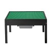 Kids Activity Table Set,Building Blocks Double-Sided Tabletop for Kids 3+ Years - 4 of 4