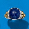 Ross-Simons Lapis Ring in Sterling Silver and 14kt Yellow Gold - 4 of 4