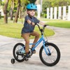 Costway 12"/14"/16"/18" Kids Training Bike with Removable Training Wheels Pneumatic Tires Navy/Black - 4 of 4