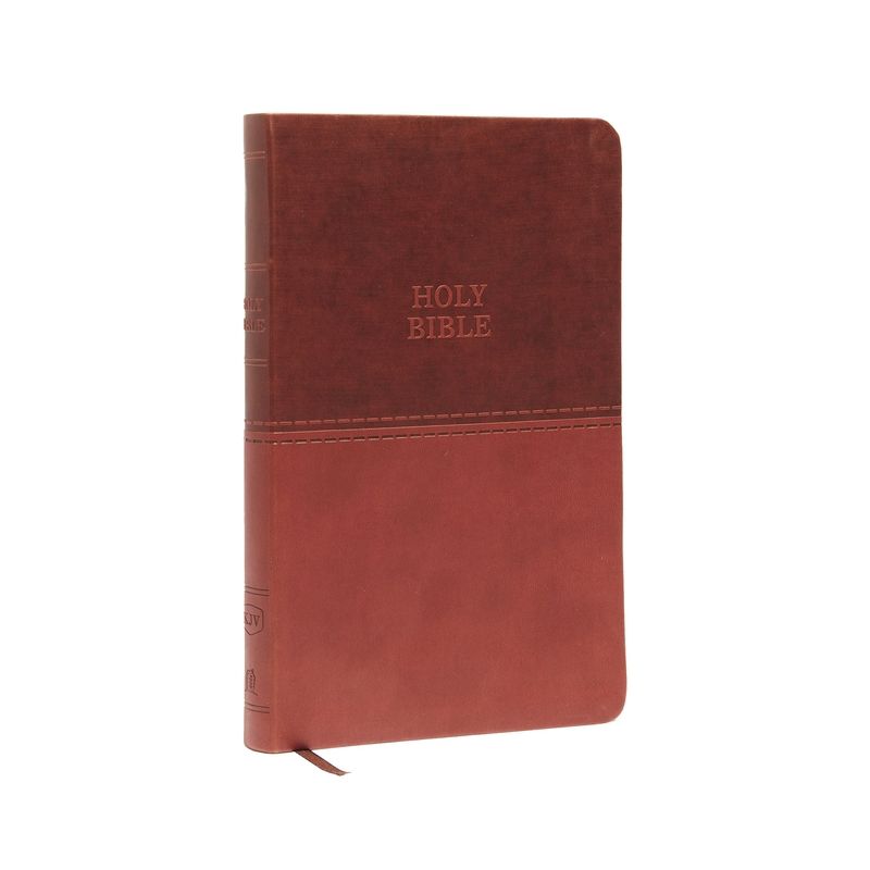 KJV, Value Thinline Bible, Standard Print, Imitation Leather, Red Letter Edition - by  Thomas Nelson (Leather Bound), 1 of 2