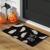 1'6"x2'6" Halloween 'Hey Boo' Coir Doormat Black - Hyde and EEK! Boutique™: Outdoor Ghost Pattern, Medium Pile - 2 of 4