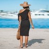 Women's Waffle Knit Off-Shoulder Midi Dress - Cupshe - 3 of 4