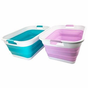 SAMMART 41L (10.8 gallon) Collapsible Plastic Laundry Basket - 1 of 4