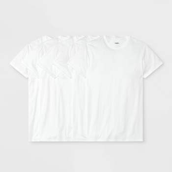 Men's 4+1 Bonus Pack Short Sleeve Crewneck Undershirt - Goodfellow & Co™ White