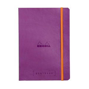 Rhodia Softcover Goalbook - Dot grid 224 Numbered pages - 6 x 8 1/4 - Purple - 1 of 4