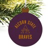 Alcorn Braves Wood Christmas Tree Holiday Ornament - 4 of 4