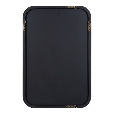 Nordlund Modern Walnut Brown Wood Framed Wall Mirror, 23x35