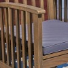 PAGED Outdoor Dining Chairs Set of 2 Wood Patio Arm Chairs with Cushions for Poolside, Garden, Backyard - 2 of 4