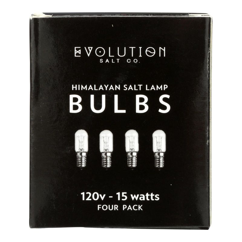 Evolution Salt Himalayan Salt Lamp Bulbs 15W Clear - 4 ct, 1 of 4