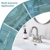 LOVMOR Bathroom Faucet 2-Handle Brushed Gold with 360 Degree Rotating Spout - 3 of 4