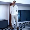 Campus Sutra Men Men's Chalk White Foil-Pleated Shirt - 3 of 3