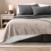 Faux Shearling Fleece Blanket by Bare Home - 2 of 4
