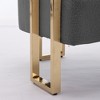 CAVINAS Upholstered Teddy Armchair Sofa Modern Design Accent Sofa with Metal Foot for Living Room - 4 of 4