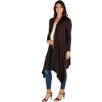 Open Front Maternity Cardigan