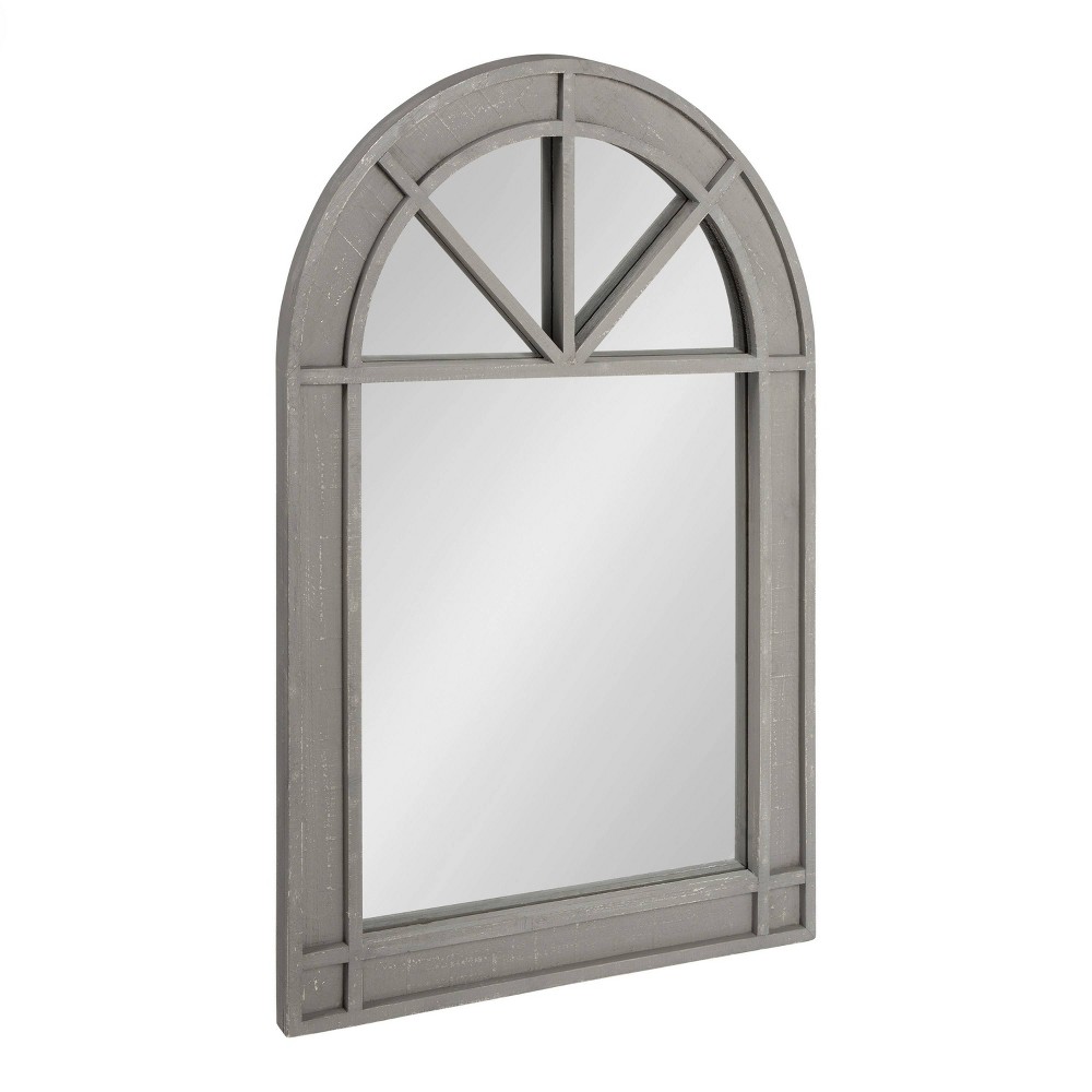 Photos - Wall Mirror 24" x 36" Stonebridg Arch  Gray - Kate & Laurel All Things Deco