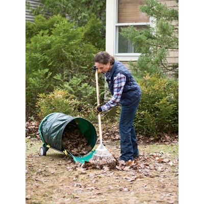 Mobile Leaf Collector Caddy - Gardener's Supply Company