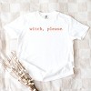 Witch, Please Typewriter - Women's Garment Dyed Graphic T-Shirt - 2 of 4