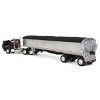 First Gear DCP 1/64 Black Cherry Kenworth T880 w/ Chrome Wilson Patriot Spread-Axle Belt Trailer, 60-1364 - 4 of 4
