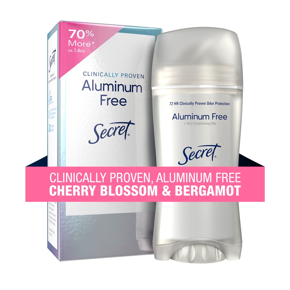 Photos - Deodorant Secret Clinically Proven Aluminum Free  for Women - Cherry Blosso 