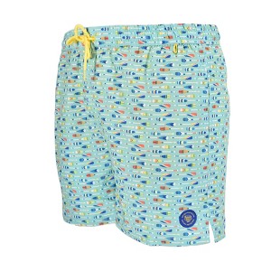 Banana Boat UPF50+ Men's Swimsuit 4-Way Stretch | Paddles Navy or Teal - 1 of 4