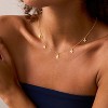 Turandoss Gold Choker Necklace for Women - Dainty 18k Gold Plated Clover Cubic Zirconia Necklaces, Wedding Prom Birthday Jewelry Gifts, 15+2.5In - 2 of 4