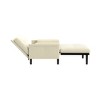 SKRAN Futon Sofa Bed, Loveseat Couch Sofa, Convertible Sleeper with Adjustable Backrest and Upholstered 2-Seat for Small Space, Living Room - 3 of 4