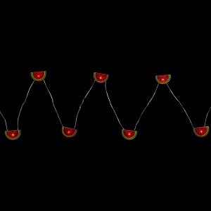 Northlight 10-Count LED Watermelon Fairy Lights - Warm White - 1 of 4