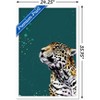 Trends International Snowtap - Jaguar Photobomb Framed Wall Poster Prints - 3 of 4