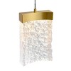 CWI Lighting Lava Integrated LED Brass Mini Pendant - 4 of 4