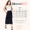 Girls Elastic Waistline Maxi Skirt - 4 of 4