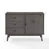 Lucas Media Console Gray - Crosley - 3 of 4