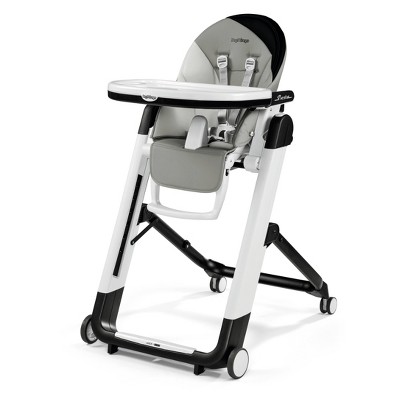 Image of Peg Perego Siesta Multi-Functional Compact Folding High Chair - Palette Gray