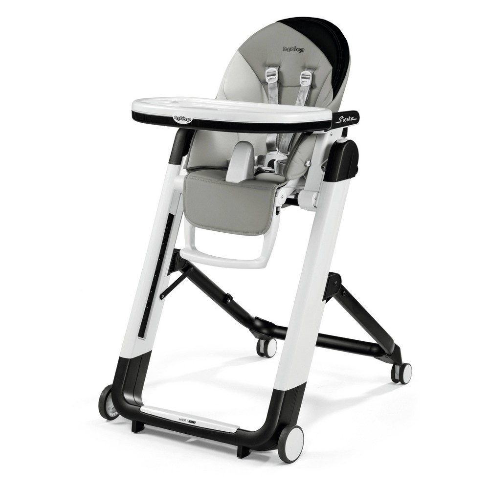 Peg Perego Multi-Functional Compact Folding High Chair - Palette Gray -  88482314