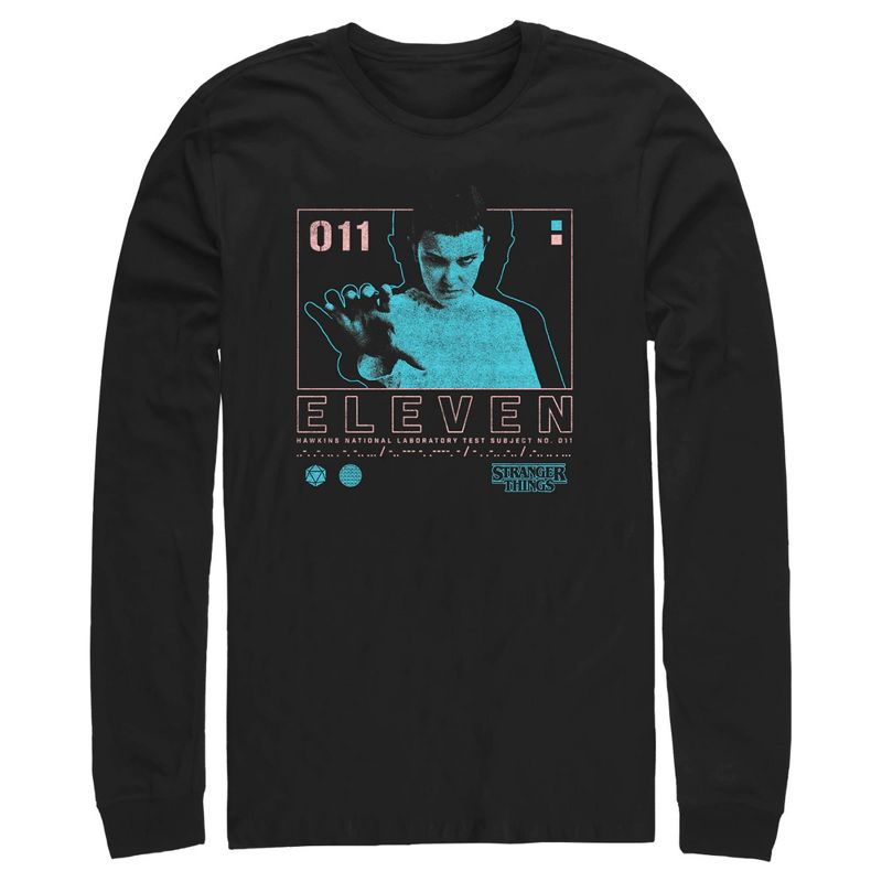 Men's Stranger Things Eleven Boxed Up Long Sleeve Shirt, 1 of 5
