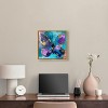 Art Remedy Jewel Toned Butterfly Colorful buterfly and flowers wall art Framed - 2 of 4