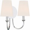 Crystorama Lighting Payton 2 - Light Sconce in  Polished Chrome - 3 of 4