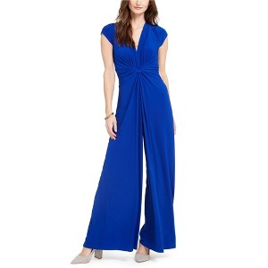 Vince Camuto Womens Twist Front Jersey Jumpsuit - 1 of 2